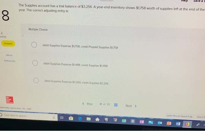 5 years and a residual value of $1,300. If the truck was