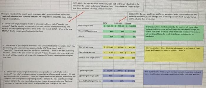 the effects of changing business conditions on the client's financial position. Your
