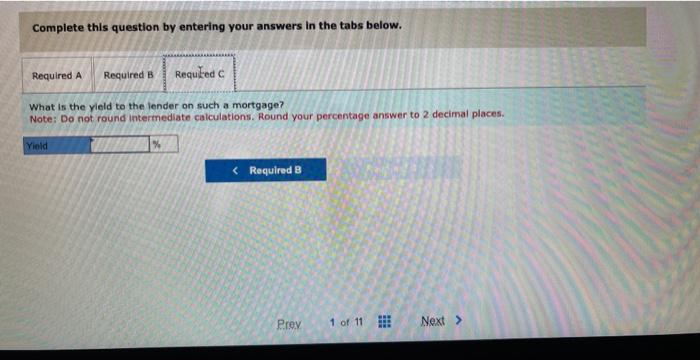 Term =30 years Points =6 percent Payments to be reset at the