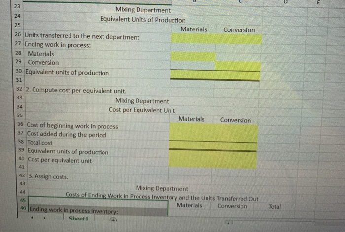 answers. I need the steps and equations on how to get to