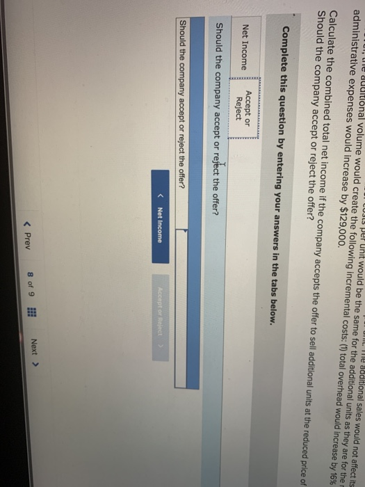 sell 300,000 units of its product in the next period with the