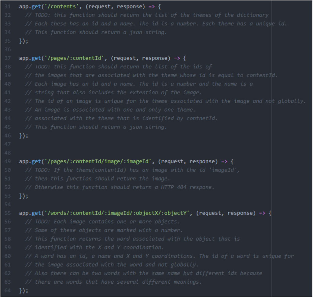 I'm having a really hard time getting started on these four functions