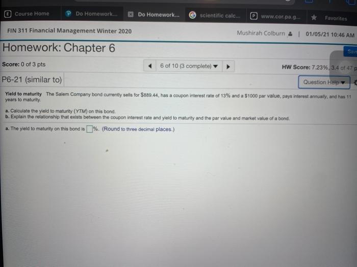  E Course Home Do Homework. Do Homework... scientific calca. www.cor.pag. *