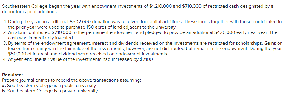 Please help me with Question b. thank you very much! Southeastern