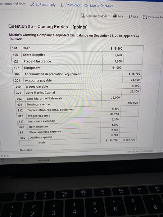Cash Computer Equipment Furniture Murrey Smith, capital Office rent expense 2,200 1,800