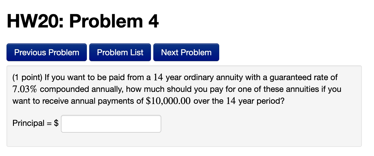 couple purchased a house for $100,000.00 by paying a 20% down payment