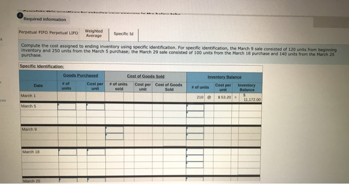 units @ $53.20 per unit 280 units @ $58.20 per unit 140