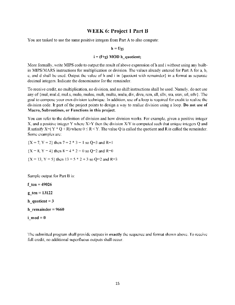  Write it in MIPS code and where user can put any