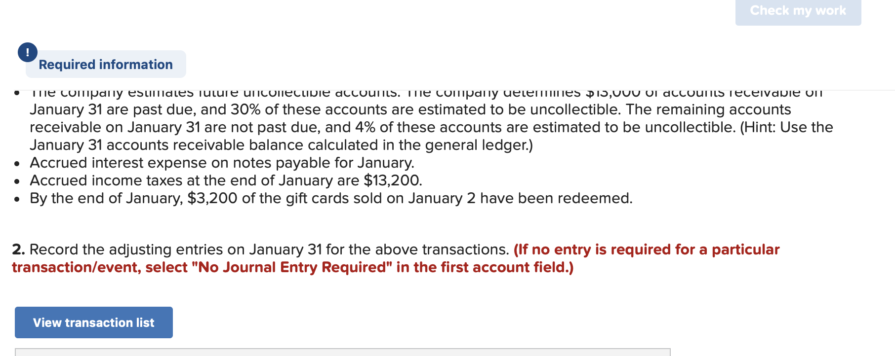 following information applies to the questions displayed below.) On January 1, Year