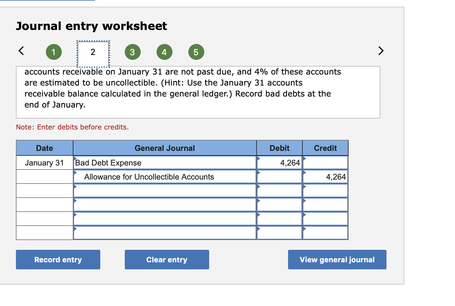 1, the general ledger of a company includes the following account balances: