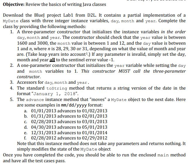  Please show your work and final output :) Objective: Review the