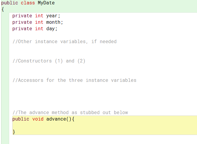 basics of writing Java classes Download the Bluej project Lab1 from D2L.