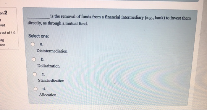 of the following would NOT be a likely commodity to serve as