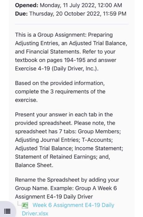 and Financial Statement Daily Driver. Ine, (DDT) Opened: Monday, 11 July 2022,12:00
