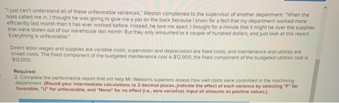 Report (L09-1, L09-2, L09-3, LO9-4) points Frank Weston, supervisor of the Freemont