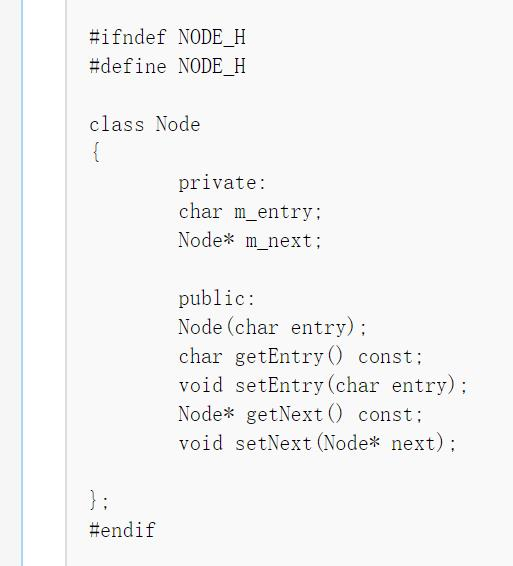  Can you implementing these header files? #ifndef NODE_H #define NODE_H class