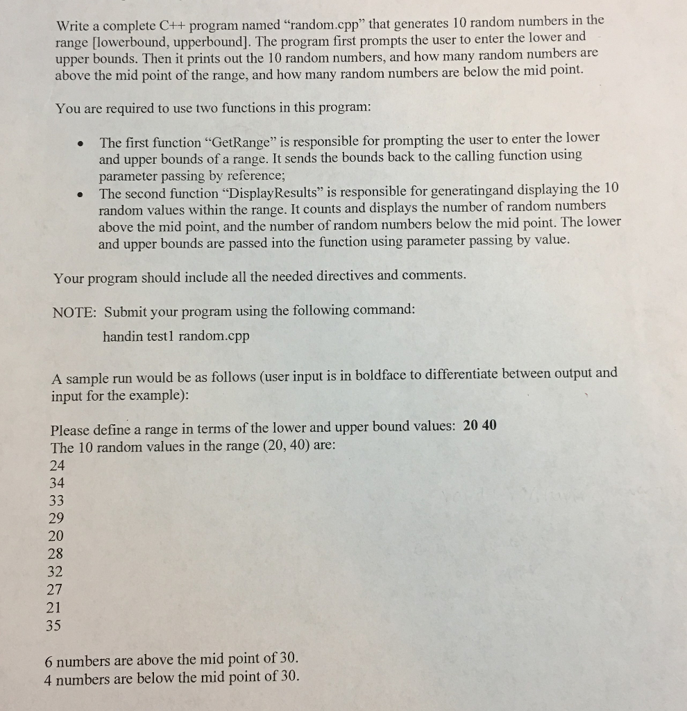 Solve this code as specified in the problem (please stick to it),