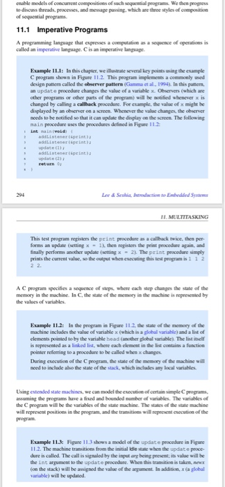 (int b) ( 258 Lee &Seshia, Introduction to Embedded Systems 9. MEMORY
