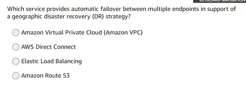  Which service provides automatic failover between multiple endpoints in support of