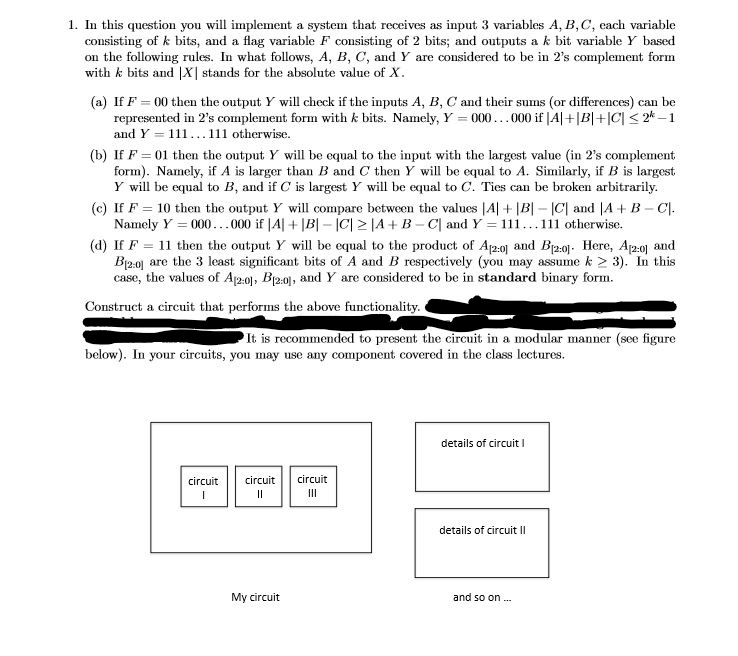 1. In this question you will implement a system that receives