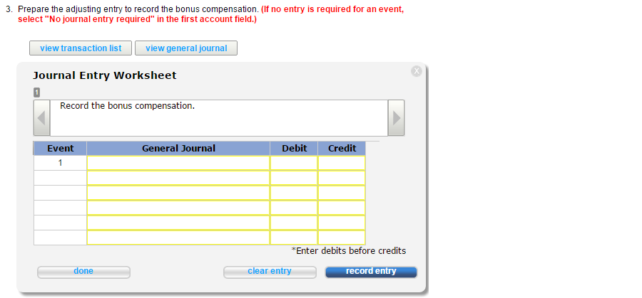  Sometimes compensation packages include bonuses designed to provide performance incentives to