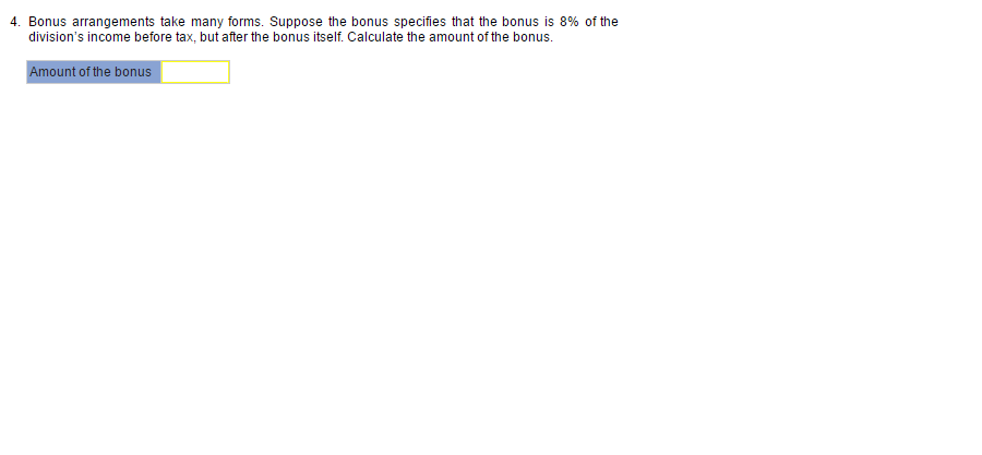 employees. The difficulty a bonus can cause accountants is not an accounting