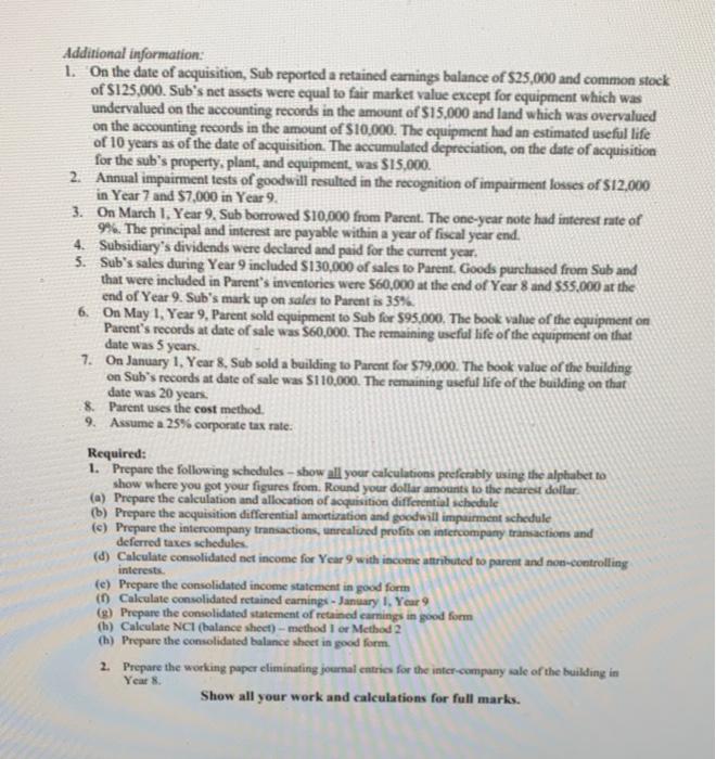 of Sub Lid's voting stock on January 1, Year 4 for $150,000.