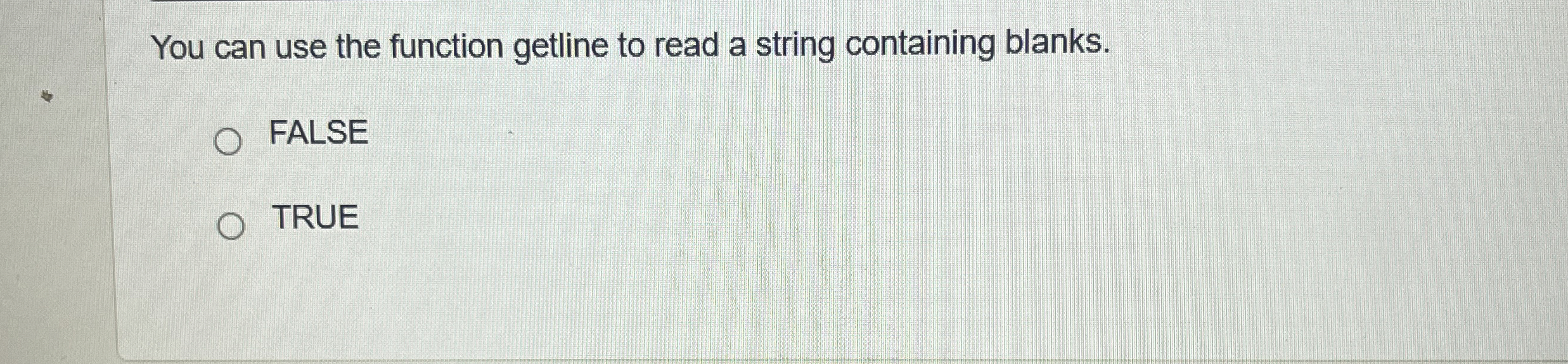  You can use the function getline to read a string containing
