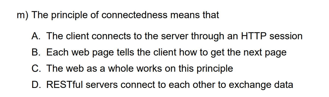 the four options in each part, state the correct letter and reason