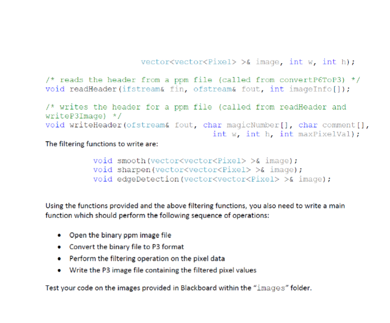 Background Suppose we are given an image, and we can access each