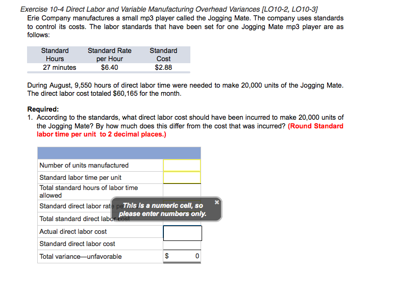 Please fill in blanks. 2. Break down the difference in cost