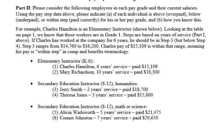 and answer the questions in second part. Please do it correctly. Instructions:
