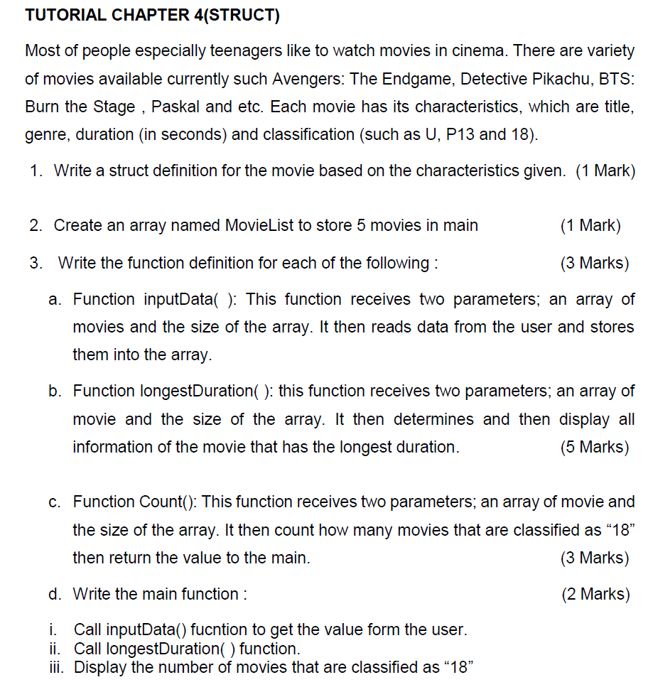 *USING C++ PROGRAMMING* TUTORIAL CHAPTER 4(STRUCT) Most of people especially teenagers