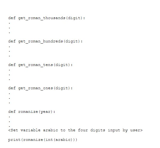 does the following: . Asks the user to enter a four-digit number.