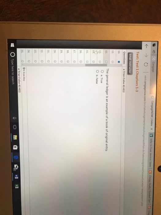  Sol least. do Test: Test 1 Chapters 1-3 10. 11 O