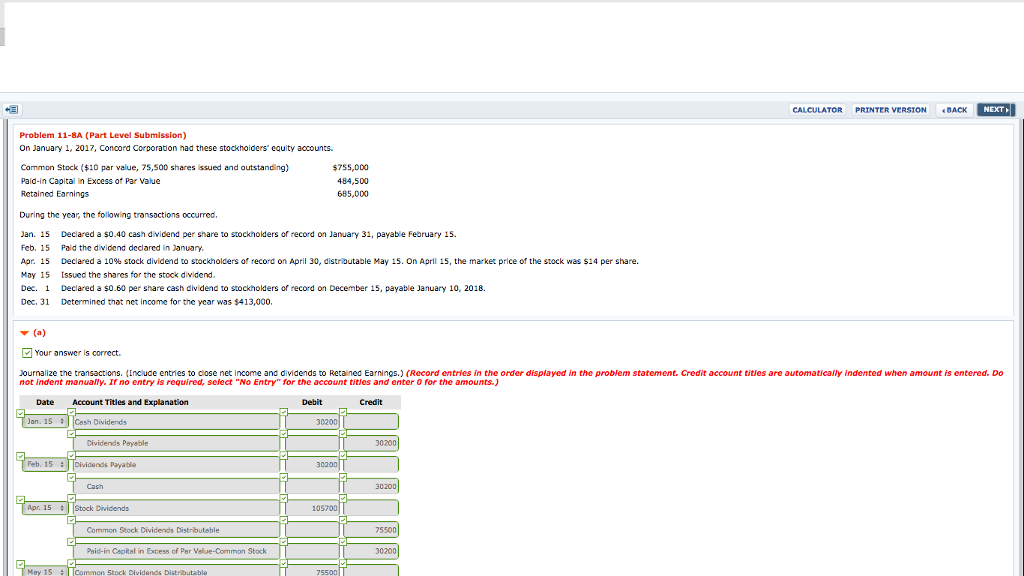 close net income and dividends to Retained Earnings.) (Record entries in the