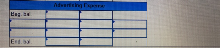 1. Accounts Receivable Service Revenue Debit 8,400 Credit 8,400 2. Supplies Accounts
