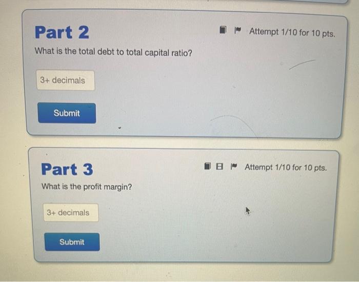 for a company: - ROA: 8% - ROE: 10% - Total asset