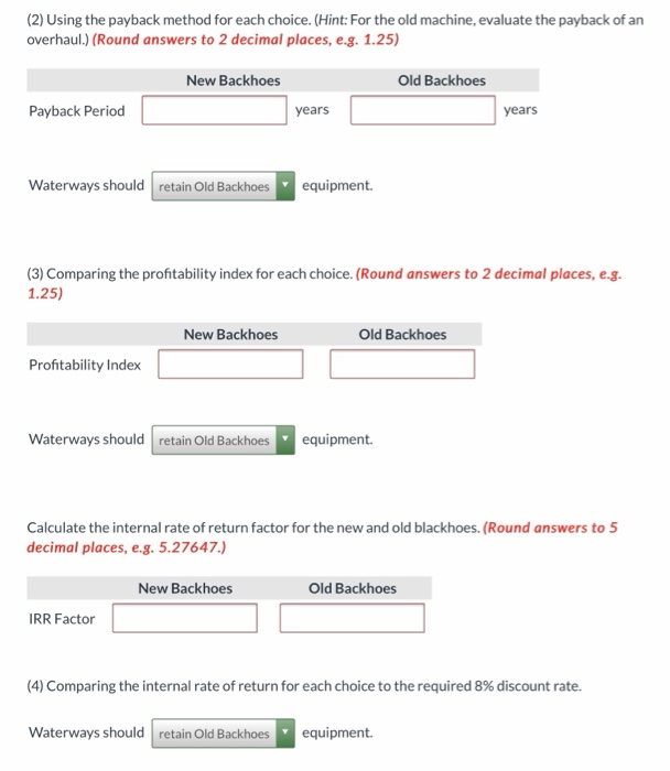capital investments. The company chose its discount rate of 8% based on