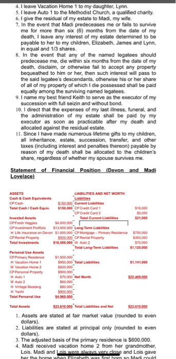 63, have been married for 40 years, are both in good health,