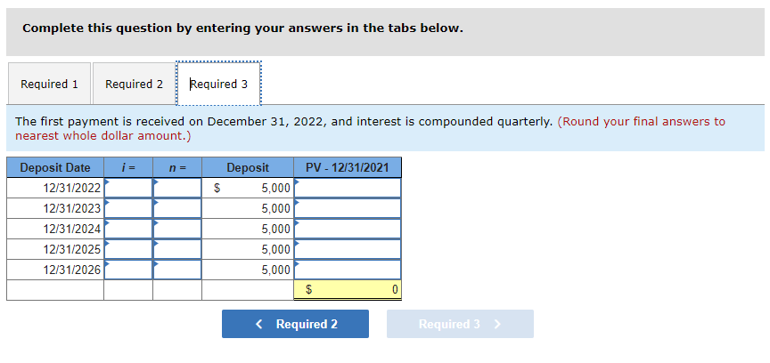 FVAD of $1 and PVAD of $1) (Use appropriate factor(s) from the