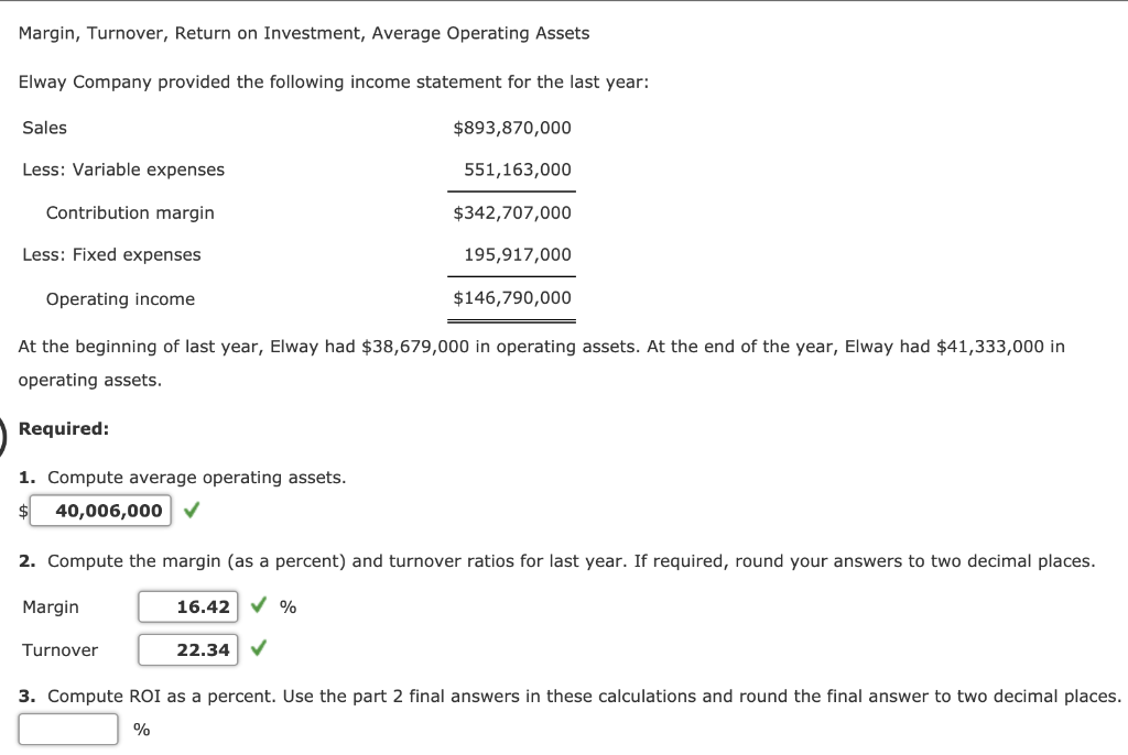 Question 3 and question 5(3) ; thanks a lot Margin, Turnover, Return