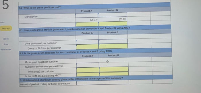 Machine hours Batches Volume Engineering modifications Number of customers Market price Product