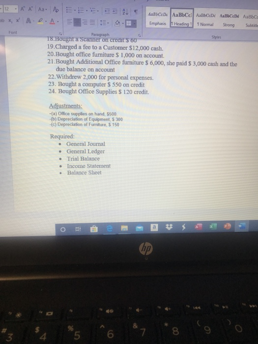 Bbce ABC Emphasis 1 Heading 1 Normal Paragraph sem Record the following