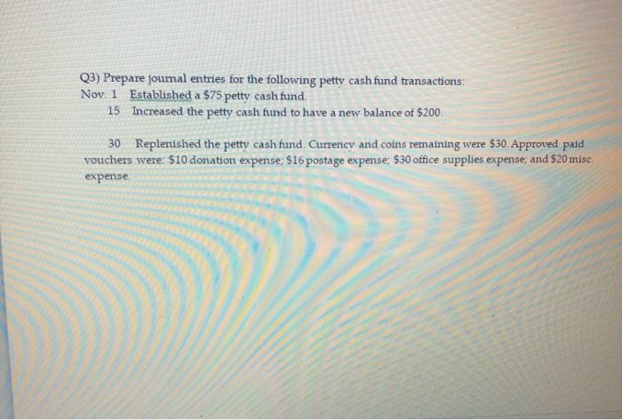 required journal entries from the bank reconciliation below as of the end