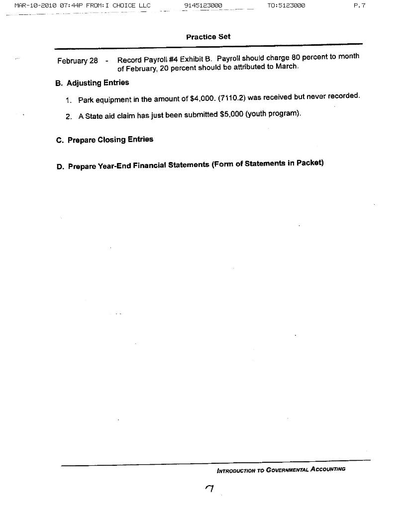 the second month we will make the adjusting and closing entries as