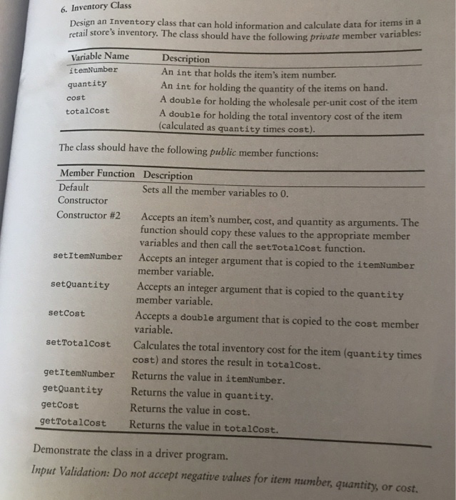  Answer in C++ and put the class in a separate header