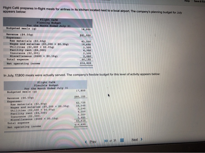 please type the answer HOP Save & Ex Flight Caf prepares in-flight
