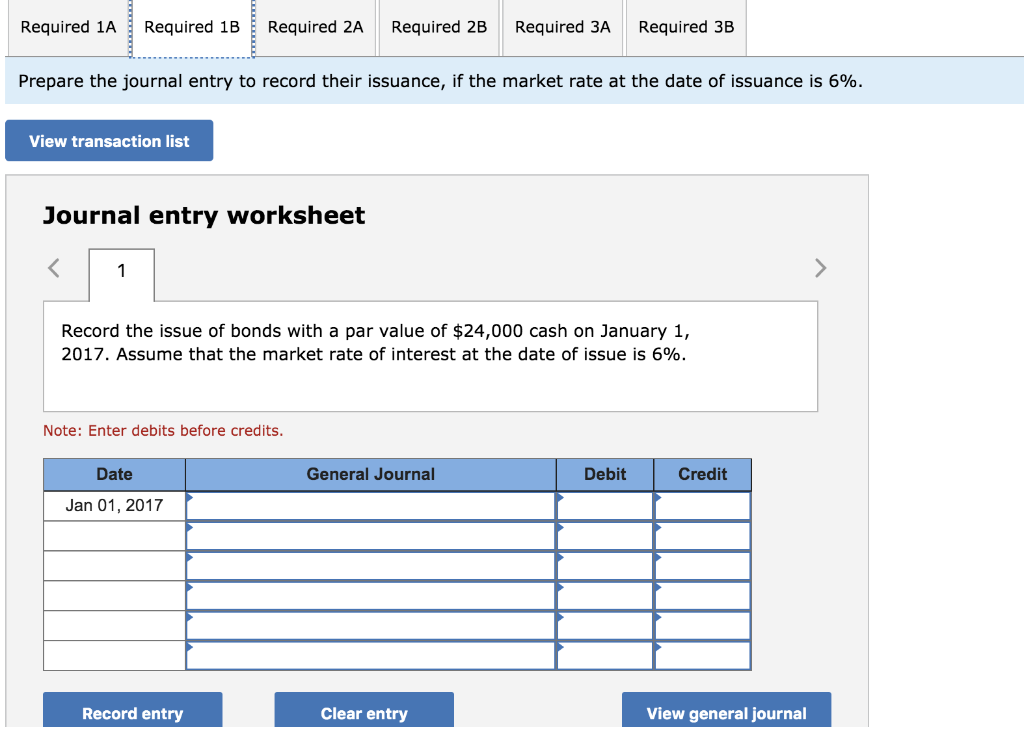 on June 30 and December 31. The bonds have a $24,000 par