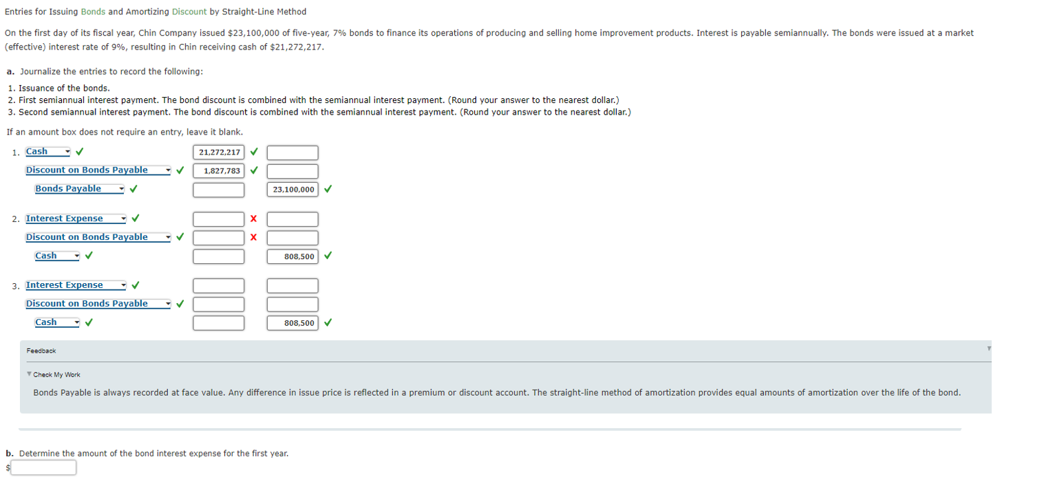 Type or paste question here Entries for Issuing Bonds and Amortizing Discount